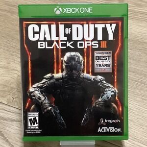 Call of Duty Black Ops III 3 Xbox One Game Activision Treyarch M Rated‎ Complete